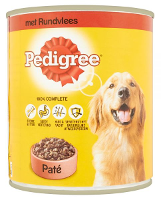 Pedigree Blik Adult Pate Rundvlees Hondenvoer #95;_800 Gr