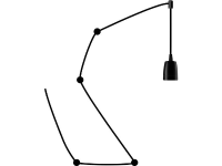 Pendellamp E27 Segula 50586 Zwart