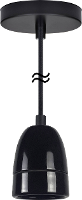 Pendellamp E40 60 W Segula 50584 Zwart