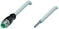 Pepperl+Fuchs 240807 100007 Sensor/actuator connector, geassembleerd Aantal polen (sensoren): 3 0.3 M 1 stuk(s)