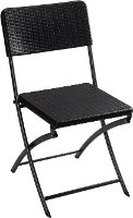 Perel folding chair rattan Campingstoel Zwart FP165R Belastbaarheid (gewicht) (max.) 300 Kg
