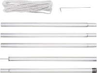Perel GSSK1 Stangenset bar set 25 mm x 57.00 Cm x 2500 mm x 8.00 Mm 1 stuk(s)