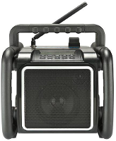 PerfectPro Teambox DAB+ Bouwradio AUX, Bluetooth, FM, USB Spatwaterbestendig, Stofdicht, Stofvast, Herlaadbaar Zwart