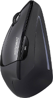 Perixx Perimice 713L Ergonomische muis USB Optisch Zwart 5 Toetsen 2000 dpi Ergonomisch