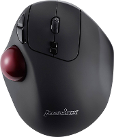 Perixx PERIMICE 717 D Trackball Radiografisch Laser Zwart 7 Toetsen 2000 dpi Ergonomisch, Geïntegreerde trackball