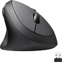 Perixx PERIMICE 719 L Ergonomische muis Radiografisch Zwart 800 dpi, 1200 dpi, 1600 dpi