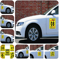 Personalized Digital Car Decoration Stickers Diy Lucky Number