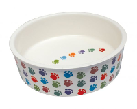 Petbrands Paw Print Collection Voerbak Keramiek #95;_12x12x4,5 Cm
