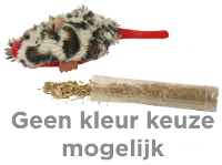 Petbrands Speelmuis Met Catnip Hervulbaar 6x2x10 Cm