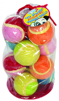 Petbrands Tennisbal Assorti 12 Pack 6x6x6 Cm
