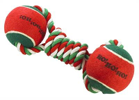 Petbrands Xmas Wow Dumbell Hondenspeelgoed Kerst #95;_44 Cm