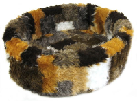 Petcomfort Hondenmand Bont Lapjesdeken Beige 56x50x15 Cm