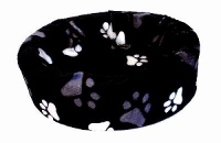 Petcomfort Hondenmand Bont Zwart Grote Poot 66x56x18 Cm