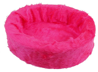 Petcomfort Katten/hondenmand Bont Fel Roze 46x40x13 Cm