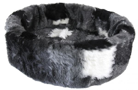 Petcomfort Kattenmand Bont Lapjesdeken Grijs 46x40x13 Cm