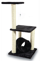 Petcomfort Krabpaal Roos Grijs 40x35x85 Cm