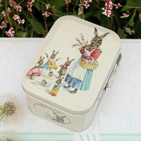 Peter Rabbit Wedding Sugar Receive Portable Tin Boxes Gift Box