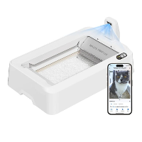 PETKIT Purobot Crystal Duo   Automatische kattenbak met camera