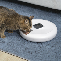 Petoneer NutriSpin PF001 6 Maaltijd Huisdier Feeder Smart Timing Kat Puppy Intelligente Hond Benodigdheden Scheidbare US