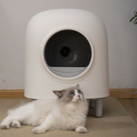 Petree Zelfreinigend Kattentoilet Volautomatisch Kattenbak 2.0 Doos Smart voor Dierbenodigdheden Zandbak Gesloten Tray G