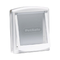 Petsafe Hondenluik Large Wit/transparant 760