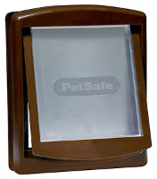 Petsafe Hondenluik Medium Bruin/tranparant 755