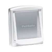 Petsafe Hondenluikje Medium Wit/transparant 740
