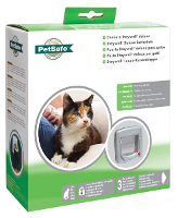 Staywell Manual Deluxe 4 Way Locking Kattenluik Bruin (320)