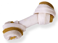 Petsnack Euroknaller Duoknoop Met Semi Moist Strip #95;_5 Inch 12 13 Cm