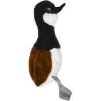 Jack & Vanilla Flatties Canadese gans pluchen hondenspeelgoed S