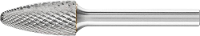 PFERD 21000078 Freesstift Ronde boog Lengte 65 mm Afmeting, Ø 12 mm Werklengte 25 mm Schachtdiameter 6 mm