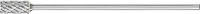 PFERD 21100527 Freesstift Lengte 175 mm Afmeting, Ø 12 mm Werklengte 25 mm Schachtdiameter 6 mm