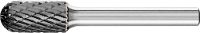 PFERD 21105224 Freesstift Wals Lengte 60 mm Afmeting, Ø 10 mm Werklengte 20 mm Schachtdiameter 6 mm