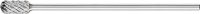PFERD 21105389 Freesstift Lengte 175 mm Afmeting, Ø 12 mm Werklengte 25 mm Schachtdiameter 6 mm