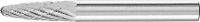PFERD 21117326 Freesstift Ronde boog Lengte 55 mm Afmeting, Ø 6 mm Werklengte 18 mm Schachtdiameter 6 mm