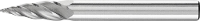 PFERD 21122566 Freesstift Spitsboog Lengte 55 mm Afmeting, Ø 6 mm Werklengte 18 mm Schachtdiameter 6 mm