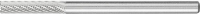 PFERD TOOLS 21200253 Freesstift Cilinder Lengte 43 mm Afmeting, Ø 3 mm Werklengte 13 mm Schachtdiameter 3 mm