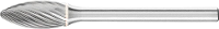 PFERD TOOLS 21203653 Freesstift Vlam Lengte 43 mm Afmeting, Ø 6 mm Werklengte 13 mm Schachtdiameter 3 mm