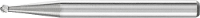 PFERD 21211013 Freesstift Bol Lengte 33 mm Afmeting, Ø 1.5 Mm Werklengte 1 mm Schachtdiameter 3 mm