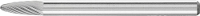 PFERD 21217553 Freesstift Ronde boog Lengte 37 mm Afmeting, Ø 3 mm Werklengte 7 mm Schachtdiameter 3 mm