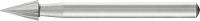 PFERD 22392453 Freesstift Lengte 37 mm Afmeting, Ø 4.2 Mm Werklengte 7 mm Schachtdiameter 3 mm
