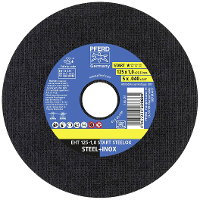 PFERD EHT 125 1,0 START STEELOX (50) 69198290 Doorslijpschijf recht 125 mm 50 stuk(s) RVS, Staal