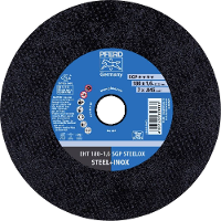PFERD EHT 180 1,6 SGP STEELOX 61343122 Doorslijpschijf recht 180 mm 25 stuk(s) RVS, Staal