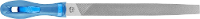 PFERD TOOLS 11216256 Werkplaatsvijl plat spits kap 1 inclusief ergonomisch vijlheft voor grove verspaning en afbramen Lengte 250 mm 1 stuk(s)