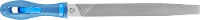 PFERD TOOLS 11216257 Werkplaatsvijl plat spits kap 2 inclusief ergonomisch vijlheft universeel voor het opruwen en polijsten Lengte 250 mm 1 stuk(s)