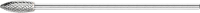 PFERD TOOLS 21103327 Freesstift Vlam Lengte 180 mm Afmeting, Ø 12 mm Werklengte 30 mm Schachtdiameter 6 mm