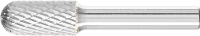 PFERD TOOLS 21105328 Freesstift Wals Lengte 65 mm Afmeting, Ø 12 mm Werklengte 25 mm Schachtdiameter 8 mm