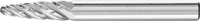 PFERD TOOLS 21117387 Freesstift Ronde boog Lengte 55 mm Afmeting, Ø 6 mm Werklengte 18 mm Schachtdiameter 6 mm