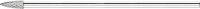 PFERD TOOLS 21117627 Freesstift Ronde boog Lengte 170 mm Afmeting, Ø 8 mm Werklengte 20 mm Schachtdiameter 6 mm
