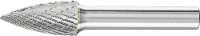 PFERD TOOLS 21122728 Freesstift Spitsboog Lengte 65 mm Afmeting, Ø 12 mm Werklengte 25 mm Schachtdiameter 8 mm